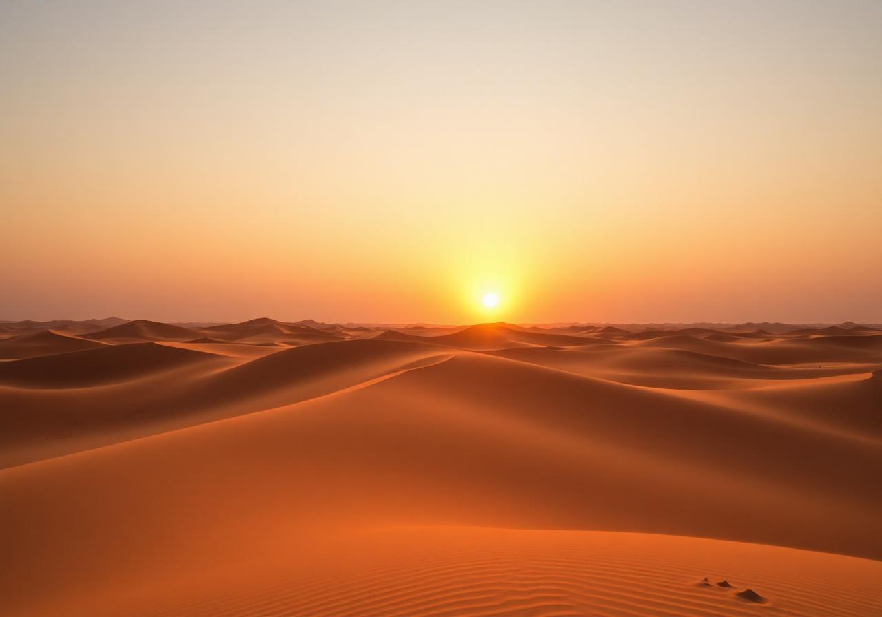 Dunes du désert d'Arabie
