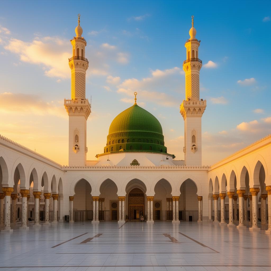 La mosquée du Prophète à Médine